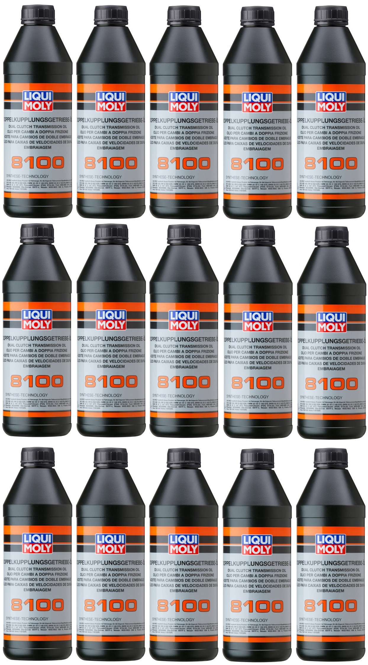 Liqui Moly 3640 Doppelkupplungsgetriebe-Öl 8100 15x 1l = 15 Liter