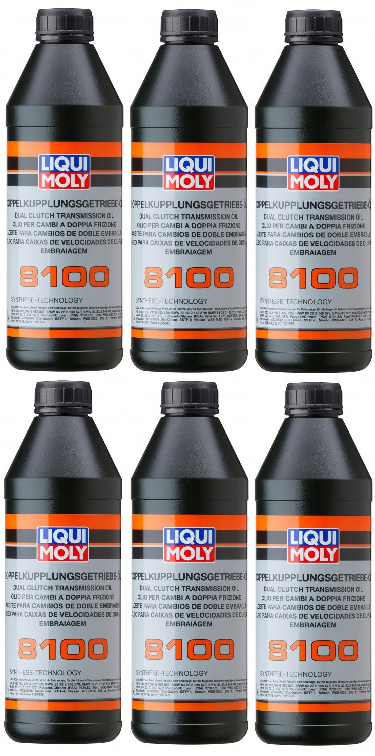 Liqui Moly 3640 Doppelkupplungsgetriebe-Öl 8100 6x 1l = 6 Liter