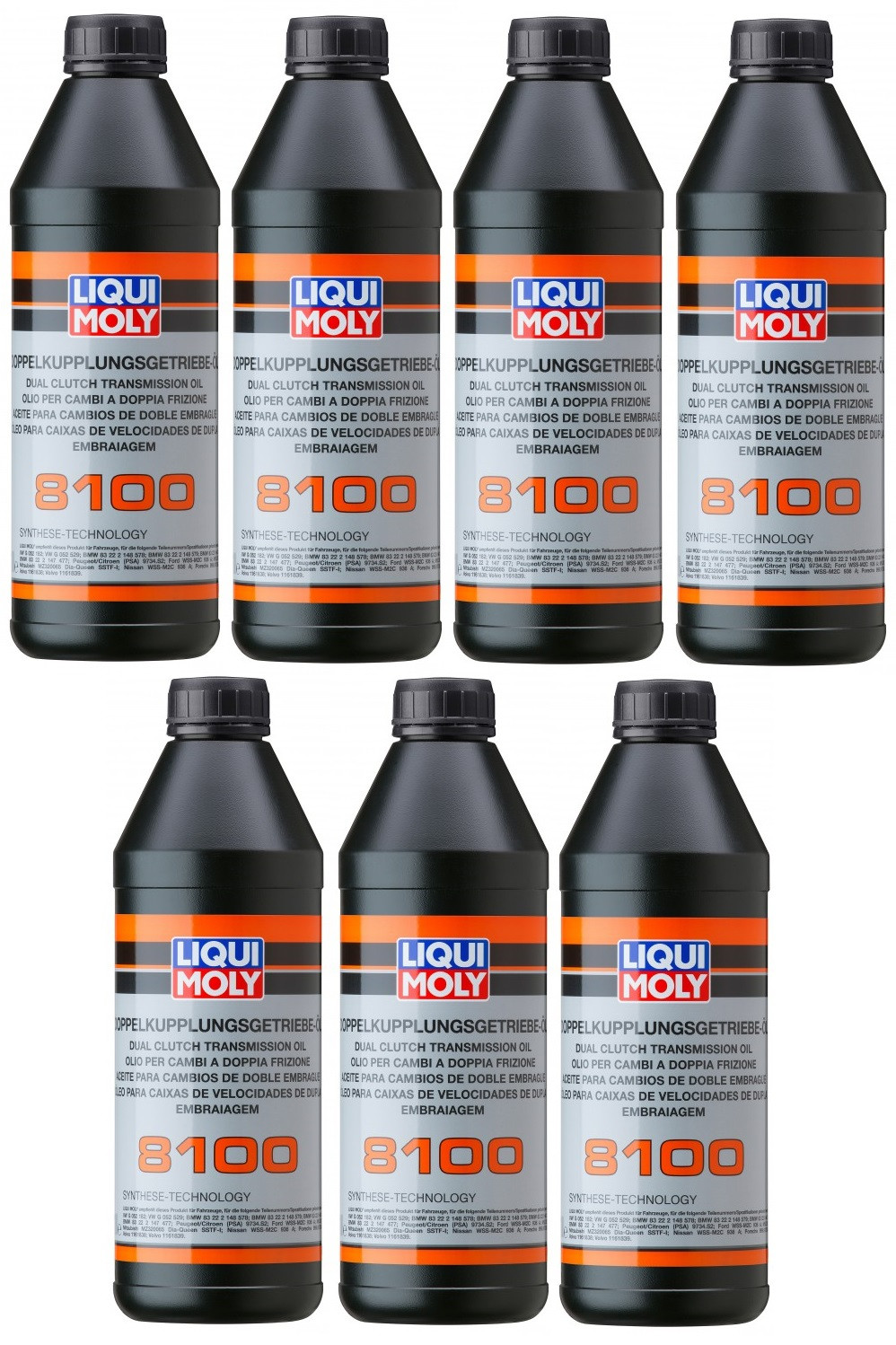 Liqui Moly 3640 Doppelkupplungsgetriebe-Öl 8100 7x 1l = 7 Liter