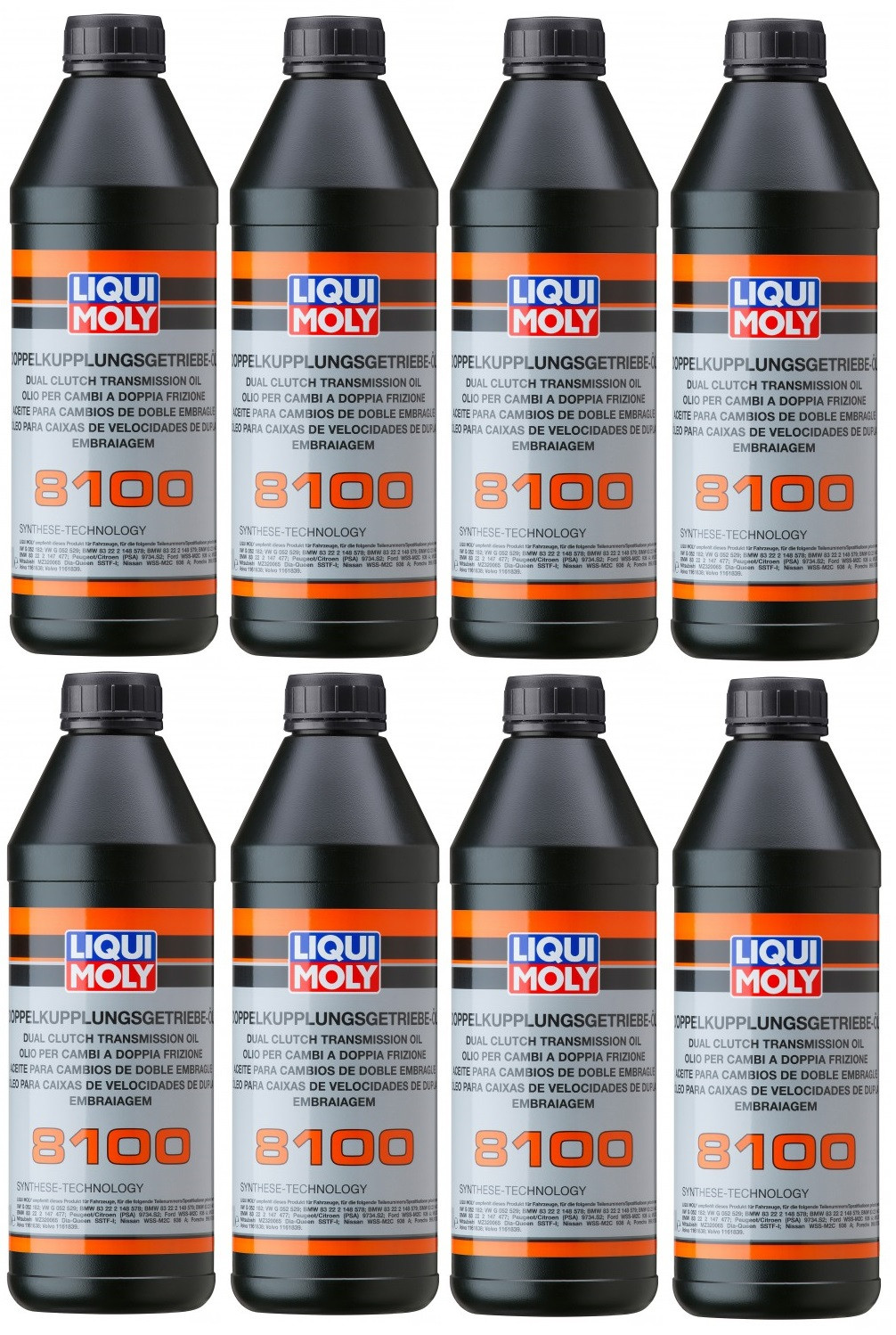 Liqui Moly 3640 Doppelkupplungsgetriebe-Öl 8100 8x 1l = 8 Liter