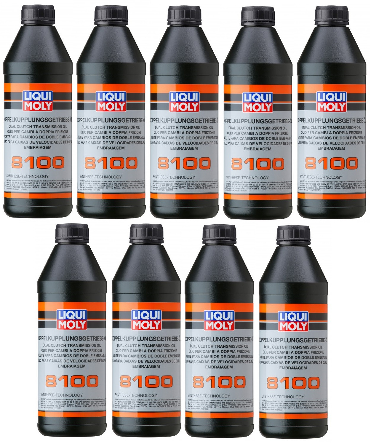 Liqui Moly 3640 Doppelkupplungsgetriebe-Öl 8100 9x 1l = 9 Liter