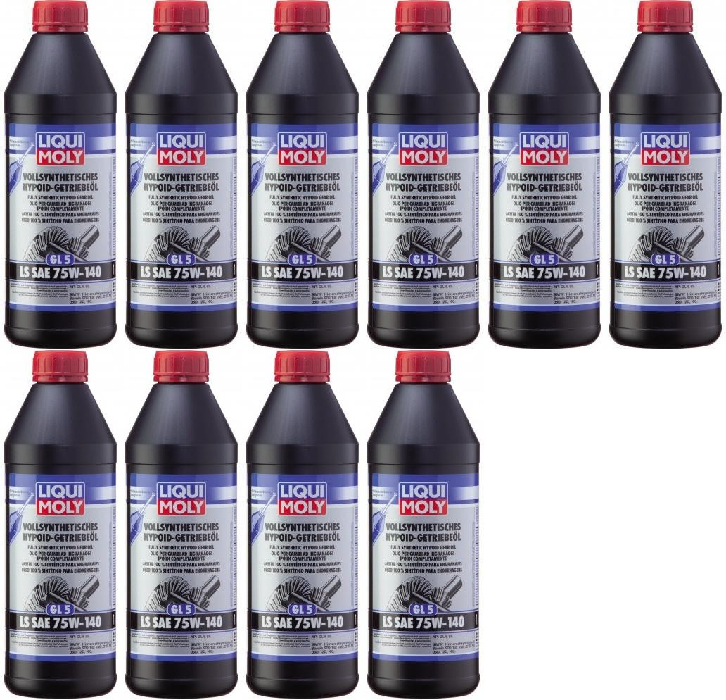 Liqui Moly 4421 Vollsynthetisches Hypoid-Getriebeöl GL5 LS 75W-140 10x1l=10Liter