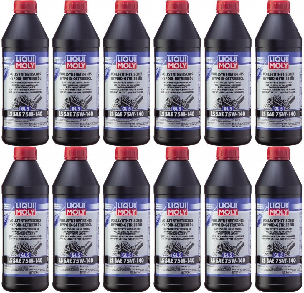 Liqui Moly 4421 Vollsynthetisches Hypoid-Getriebeöl GL5 LS 75W-140 12x1l=12Liter