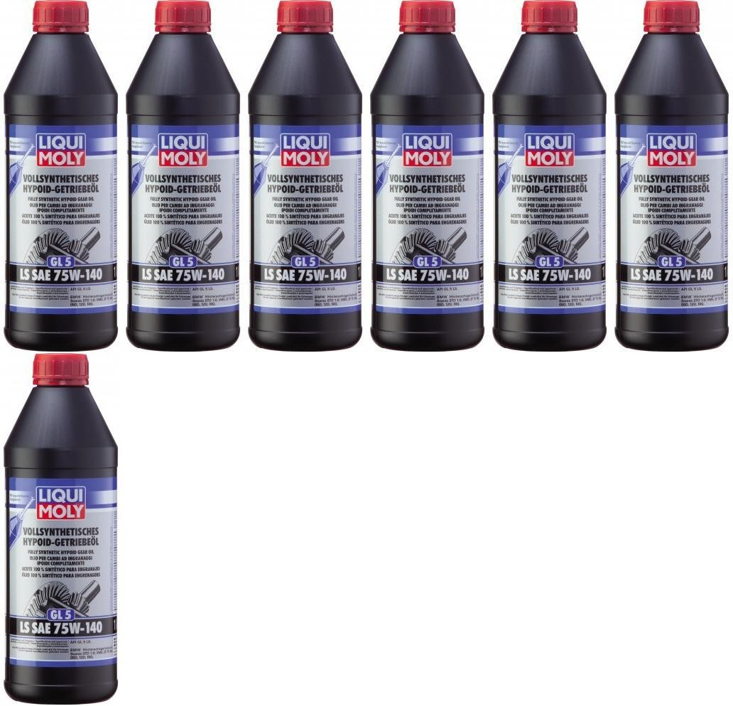 Liqui Moly 4421 Vollsynthetisches Hypoid-Getriebeöl GL5 LS 75W-140 7x1l=7 Liter