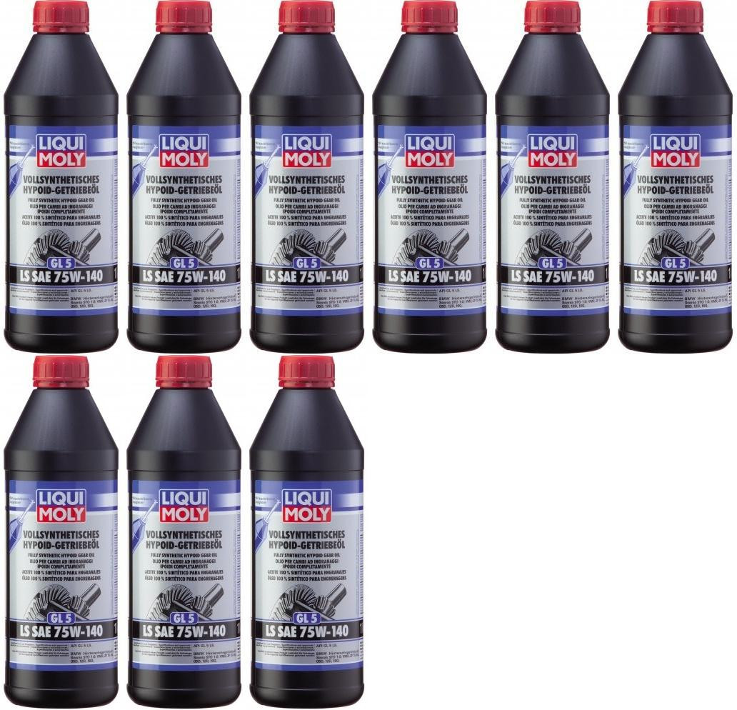 Liqui Moly 4421 Vollsynthetisches Hypoid-Getriebeöl GL5 LS 75W-140 9x1l=9 Liter