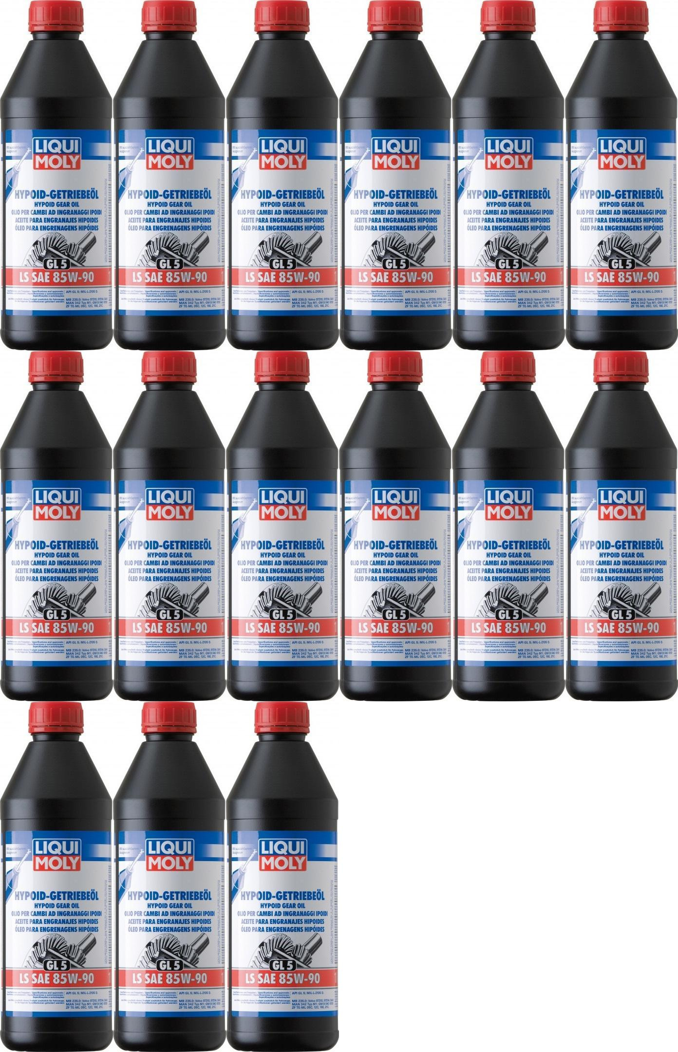 Liqui Moly 1410 Hypoid-Getriebeöl (GL 5) LS SAE 85W-90 15x 1l = 15 Liter