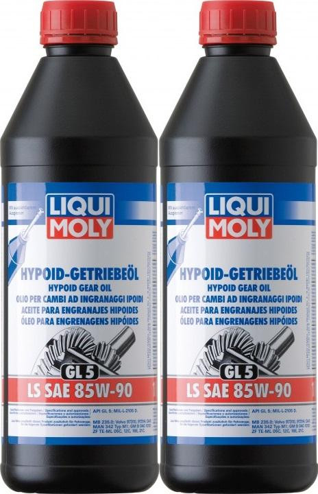 Liqui Moly 1410 Hypoid-Getriebeöl (GL 5) LS SAE 85W-90 2x 1l = 2 Liter