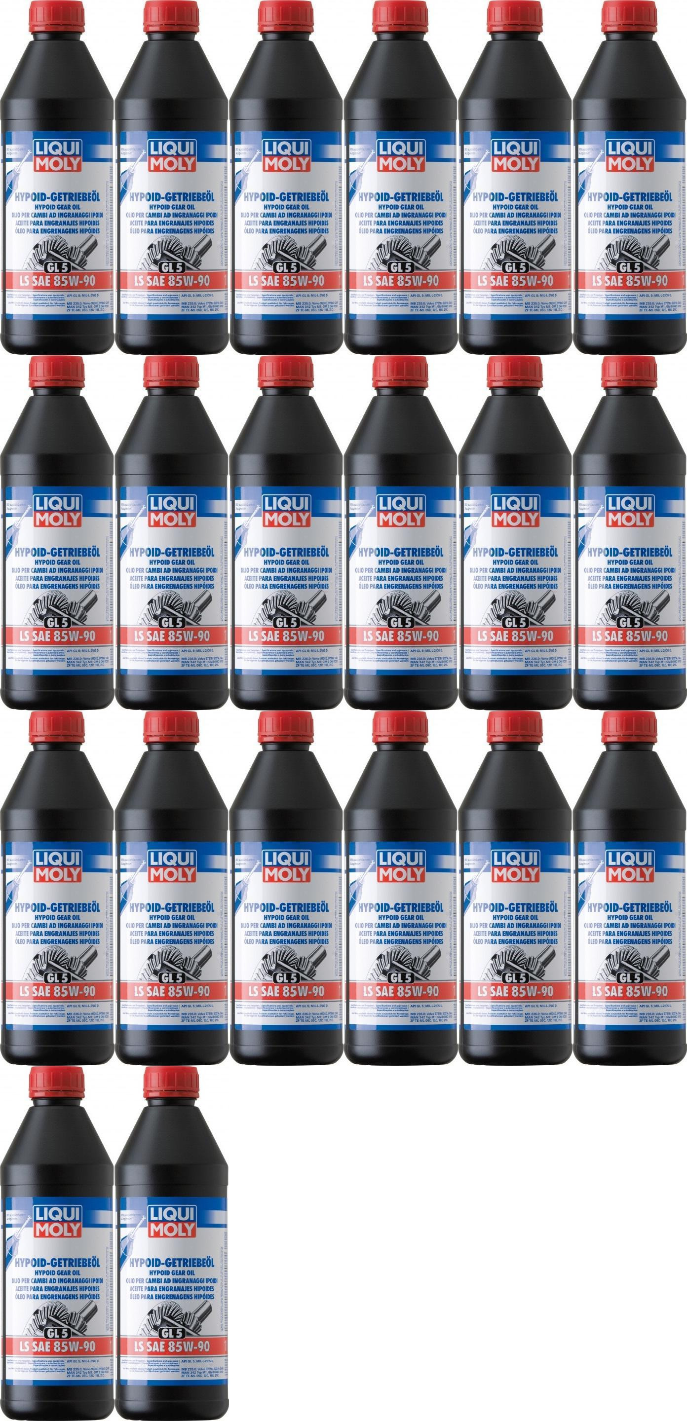 Liqui Moly 1410 Hypoid-Getriebeöl (GL 5) LS SAE 85W-90 20x 1l = 20 Liter
