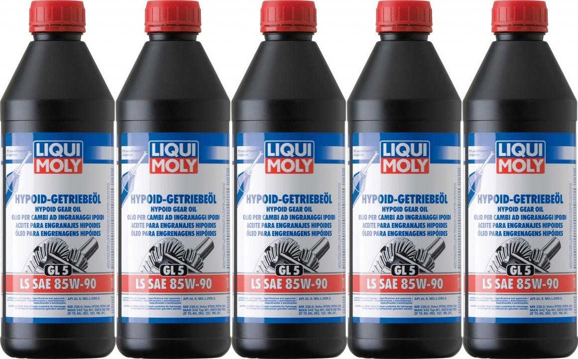 Liqui Moly 1410 Hypoid-Getriebeöl (GL 5) LS SAE 85W-90 5x 1l = 5 Liter