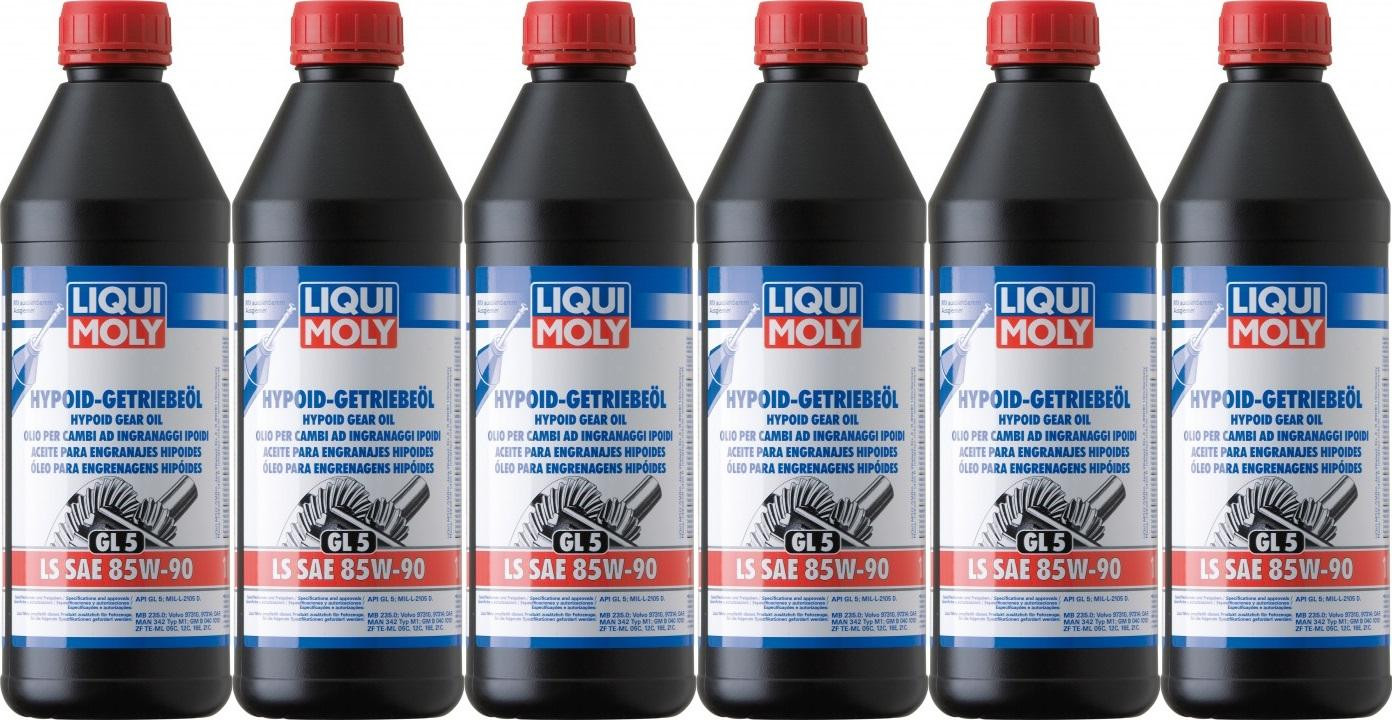Liqui Moly 1410 Hypoid-Getriebeöl (GL 5) LS SAE 85W-90 6x 1l = 6 Liter