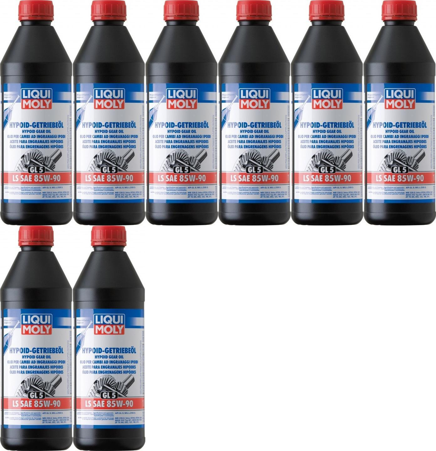 Liqui Moly 1410 Hypoid-Getriebeöl (GL 5) LS SAE 85W-90 8x 1l = 8 Liter