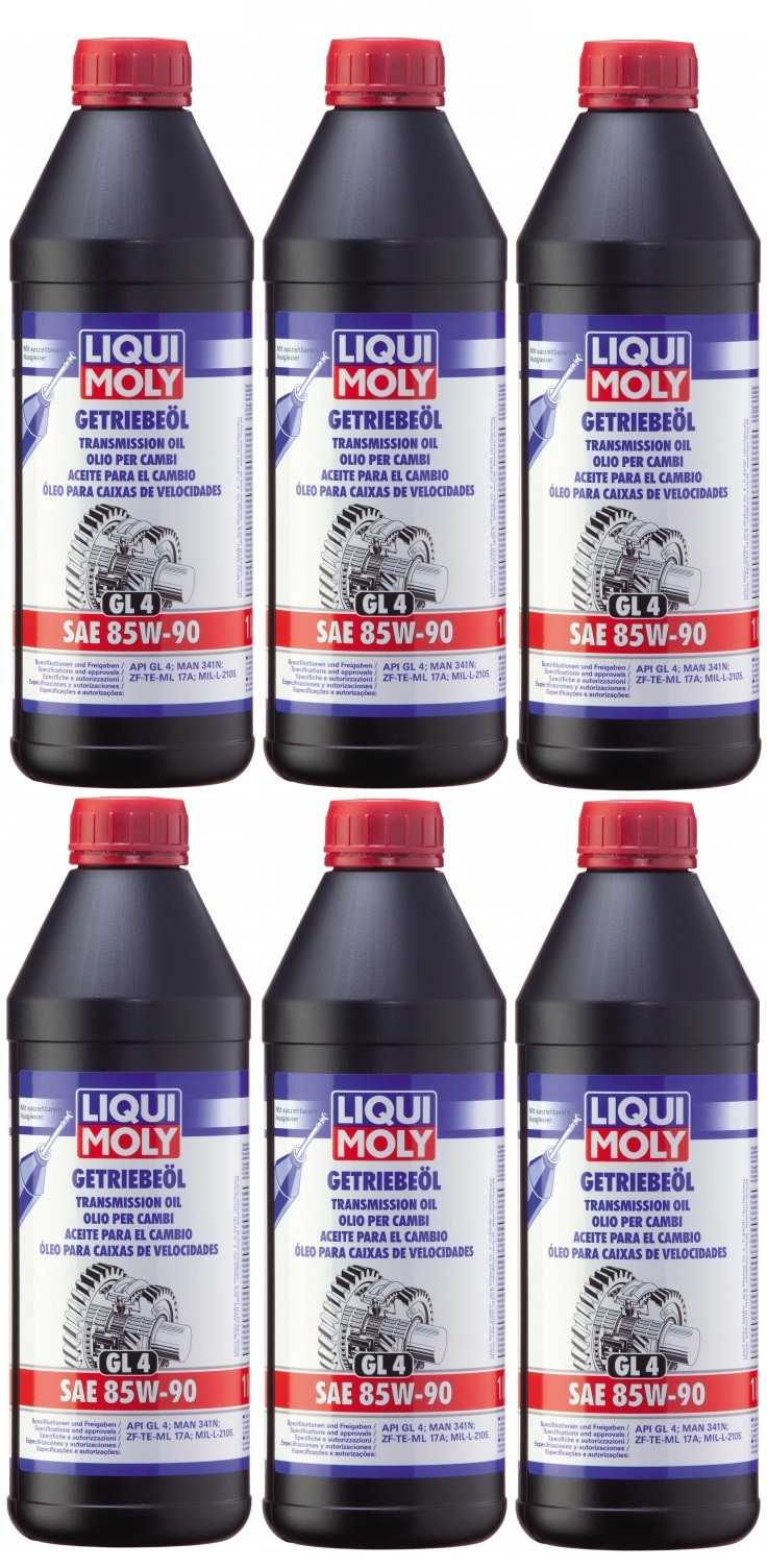 Liqui Moly 1030 Getriebeöl (GL4) SAE 85W-90 6x 1l = 6 Liter