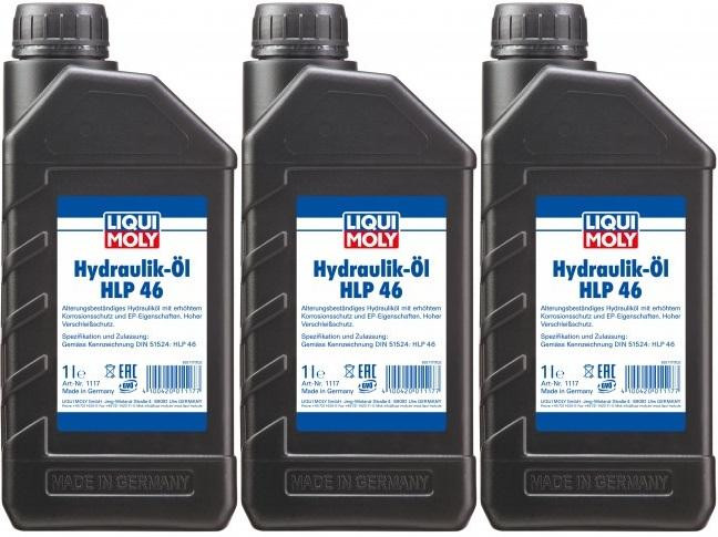 Liqui Moly 1117 Hydrauliköl HLP 46 3x 1l = 3 Liter