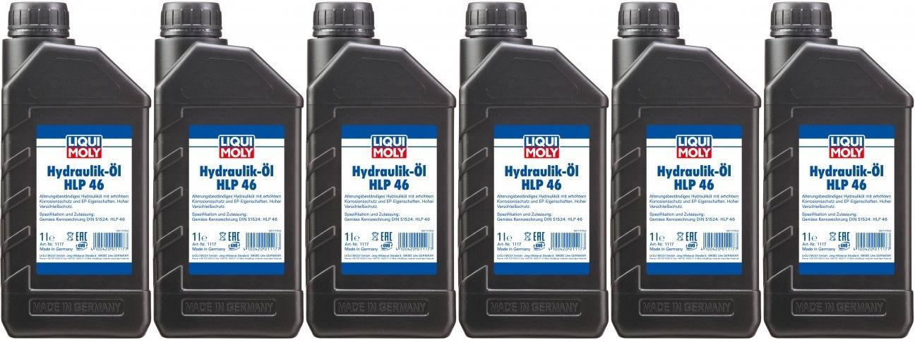 Liqui Moly 1117 Hydrauliköl HLP 46 6x 1l = 6 Liter