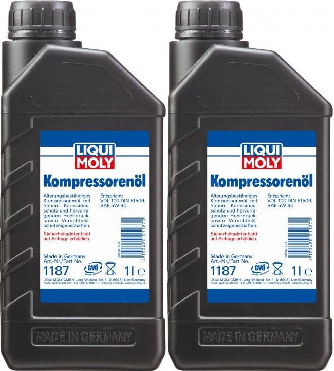 Liqui Moly 1187 Kompressorenöl 2x 1l = 2 Liter