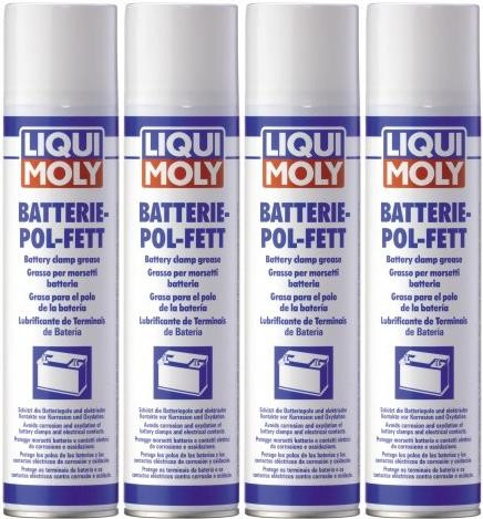 Liqui Moly 3141 Batterie-Pol-Fett Fett Spray 4x 300 Milliliter