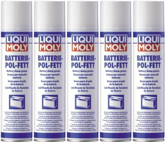 Liqui Moly 3141 Batterie-Pol-Fett Fett Spray 5x 300 Milliliter
