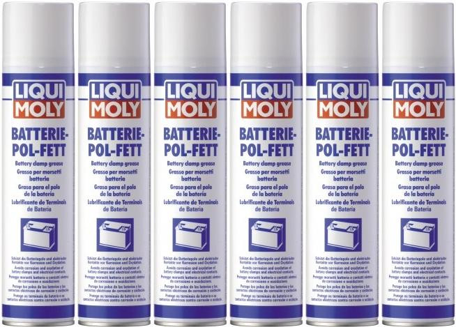 Liqui Moly 3141 Batterie-Pol-Fett Fett Spray 6x 300 Milliliter