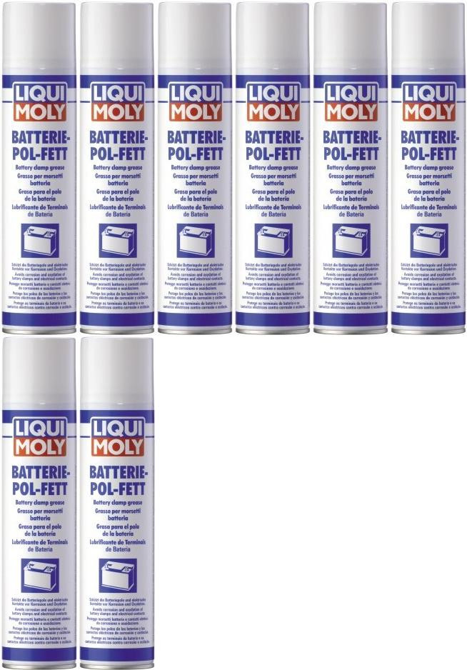 Liqui Moly 3141 Batterie-Pol-Fett Fett Spray 8x 300 Milliliter