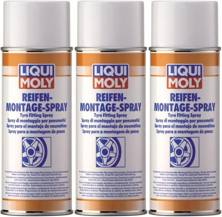 Liqui Moly 1658 Reifen-Montage-Spray 3x 400 Milliliter