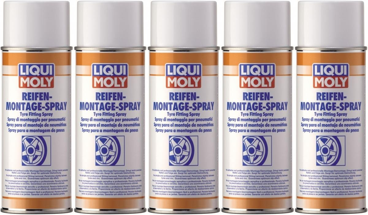 Liqui Moly 1658 Reifen-Montage-Spray 5x 400 Milliliter