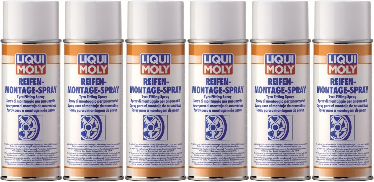 Liqui Moly 1658 Reifen-Montage-Spray 6x 400 Milliliter