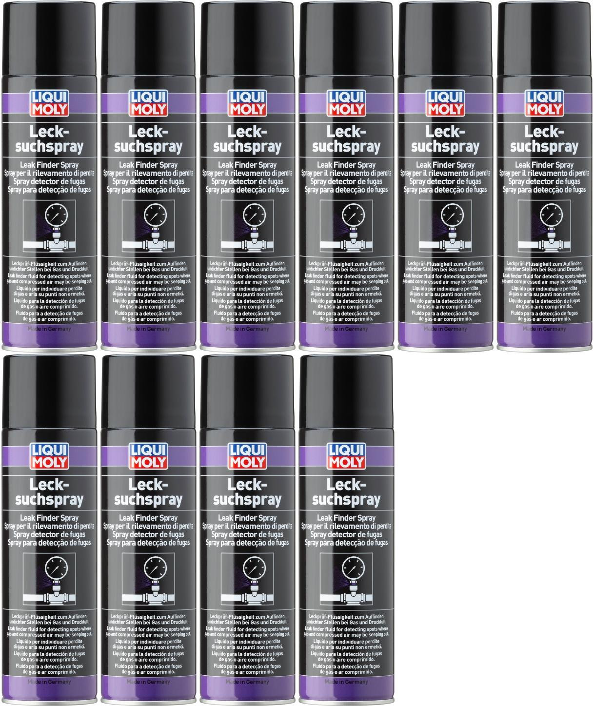 Liqui Moly 3350 Leck-Such-Spray 10x 400 Milliliter