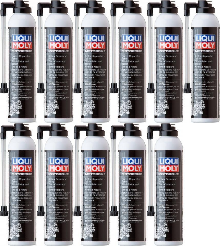 Liqui Moly 1579 Racing Motorrad Reifen-Reparatur-Spray 11x 300 Milliliter