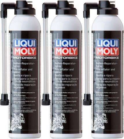 Liqui Moly 1579 Racing Motorrad Reifen-Reparatur-Spray 3x 300 Milliliter