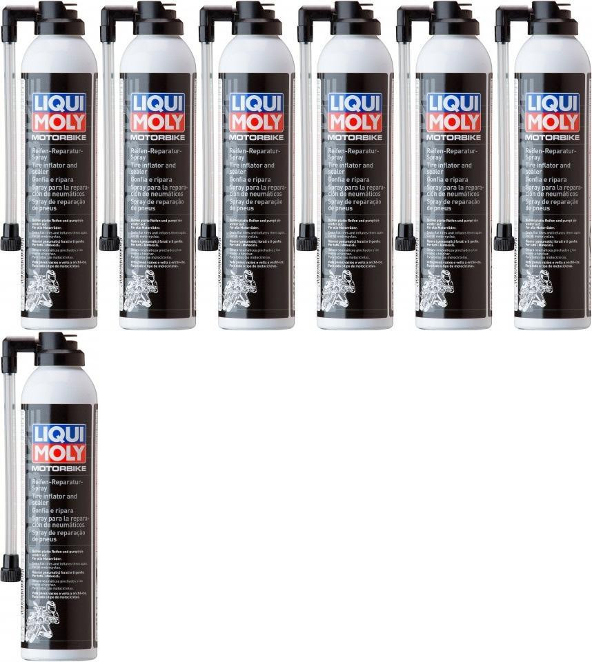 Liqui Moly 1579 Racing Motorrad Reifen-Reparatur-Spray 7x 300 Milliliter