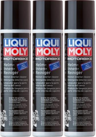 Liqui Moly 1603 Racing Helm-Innen-Reiniger 3x 300 Milliliter