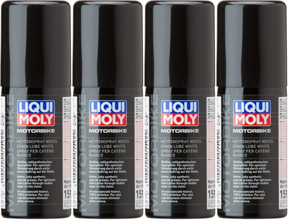 Liqui Moly 1591 Racing Kettenspray weiß 4x 400 Milliliter
