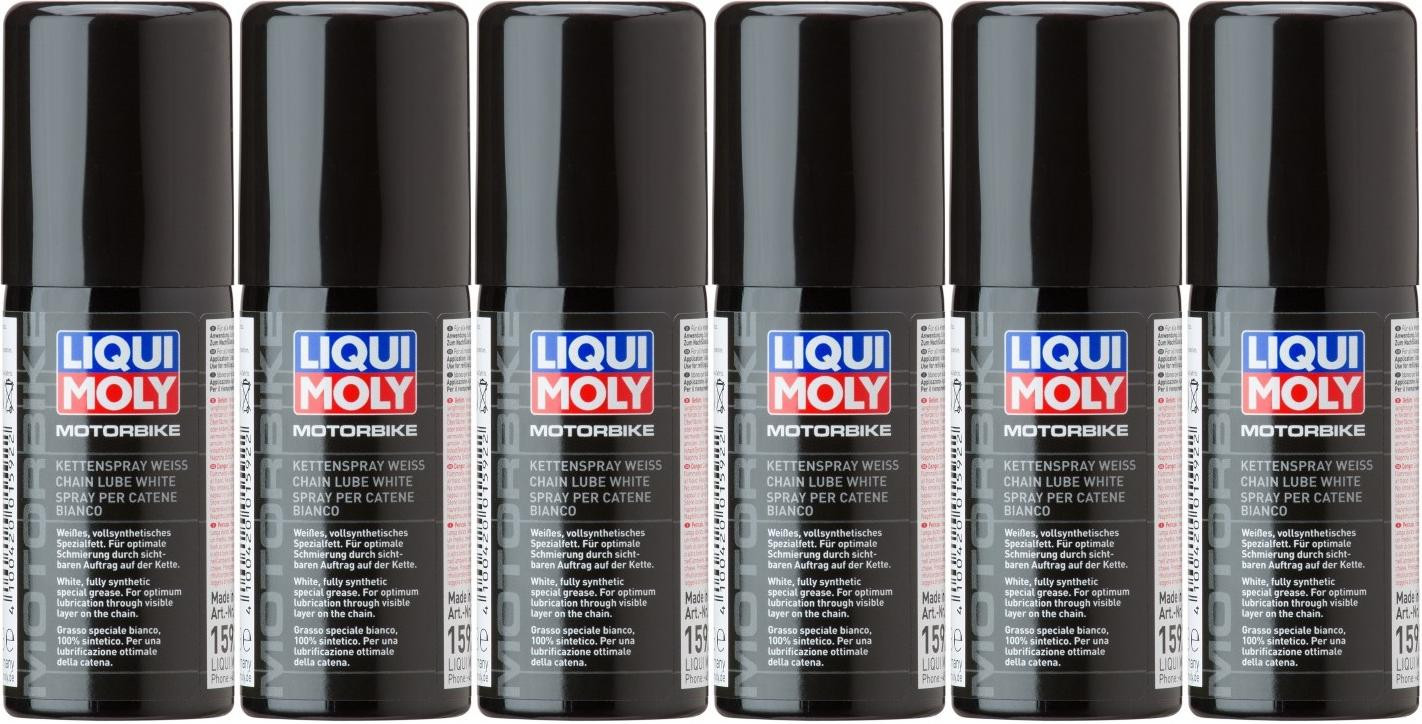 Liqui Moly 1591 Racing Kettenspray weiß 6x 400 Milliliter