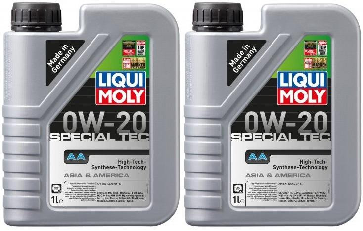 Liqui Moly 9701 Special Tec AA 0W-20 Motoröl Flasche 2x 1l = 2 Liter