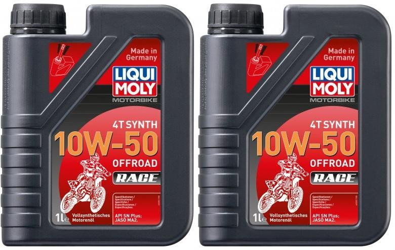 Liqui Moly 3051 Motorbike 4T Synth 10W-50 Offroad Race 2x 1l = 2 Liter