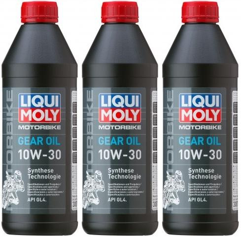 Liqui Moly 3087 Motorbike 10W-30 Motorrad Getriebeöl 3x 1l = 3 Liter