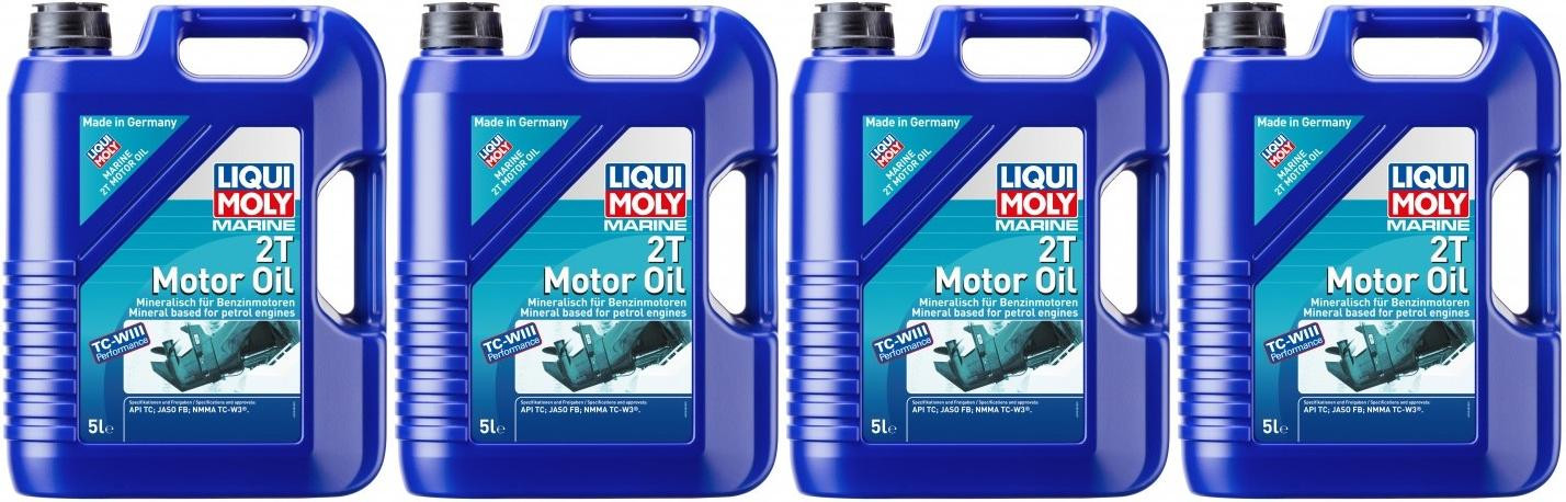 Liqui Moly 25020 Marine 2T Motor Oil 4x 5 = 20 Liter