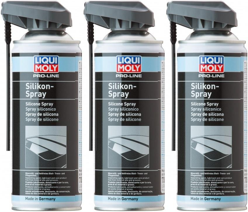 Liqui Moly 7389 Pro-Line Silikon-Spray 3x 400 Milliliter