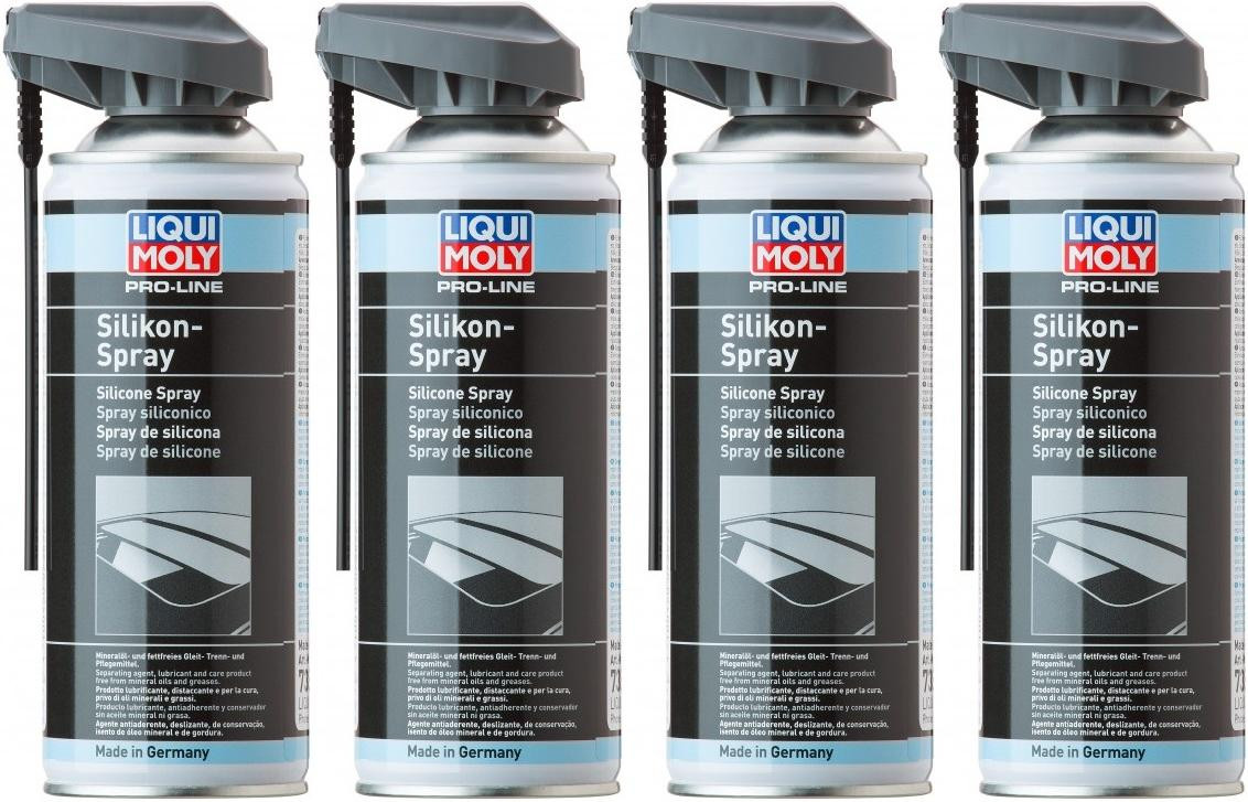 Liqui Moly 7389 Pro-Line Silikon-Spray 4x 400 Milliliter