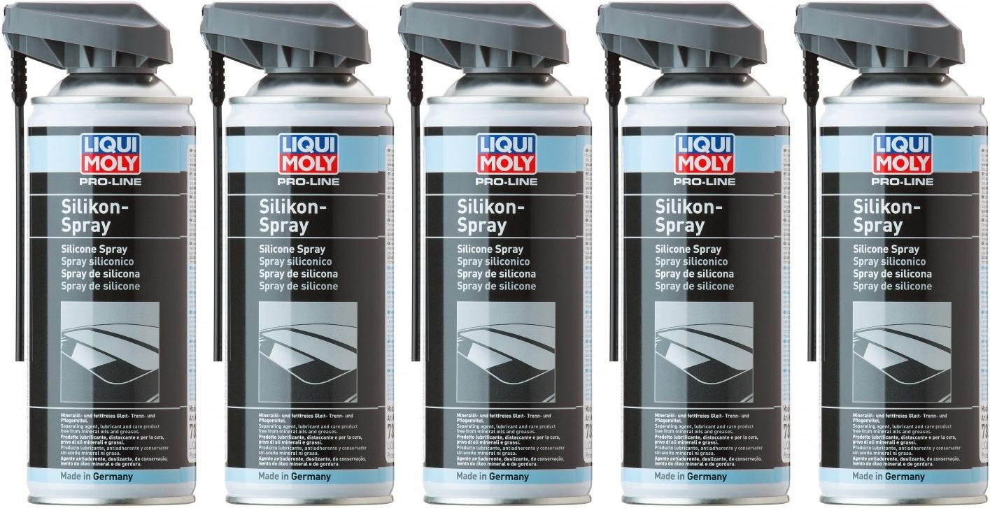 Liqui Moly 7389 Pro-Line Silikon-Spray 5x 400 Milliliter