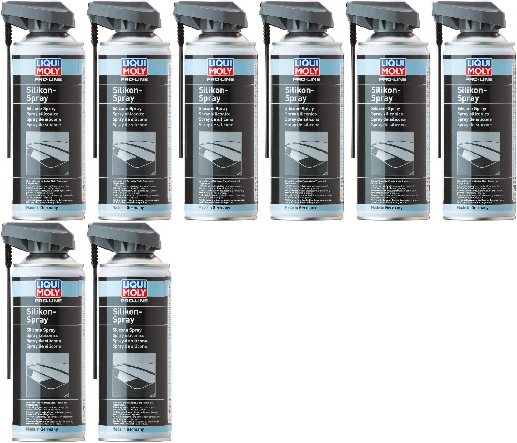 Liqui Moly 7389 Pro-Line Silikon-Spray 8x 400 Milliliter