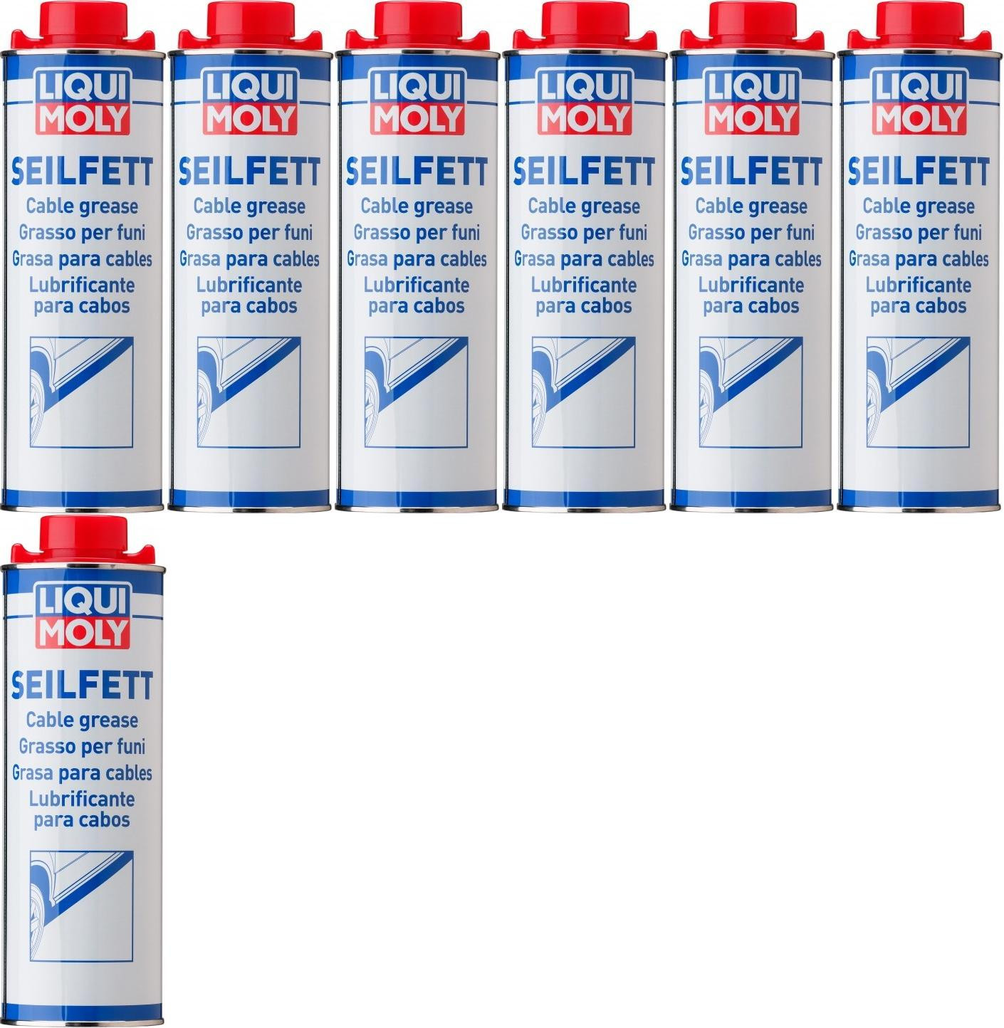 Liqui Moly 6173 Seilfett Saugdose 7x 1l = 7 Liter
