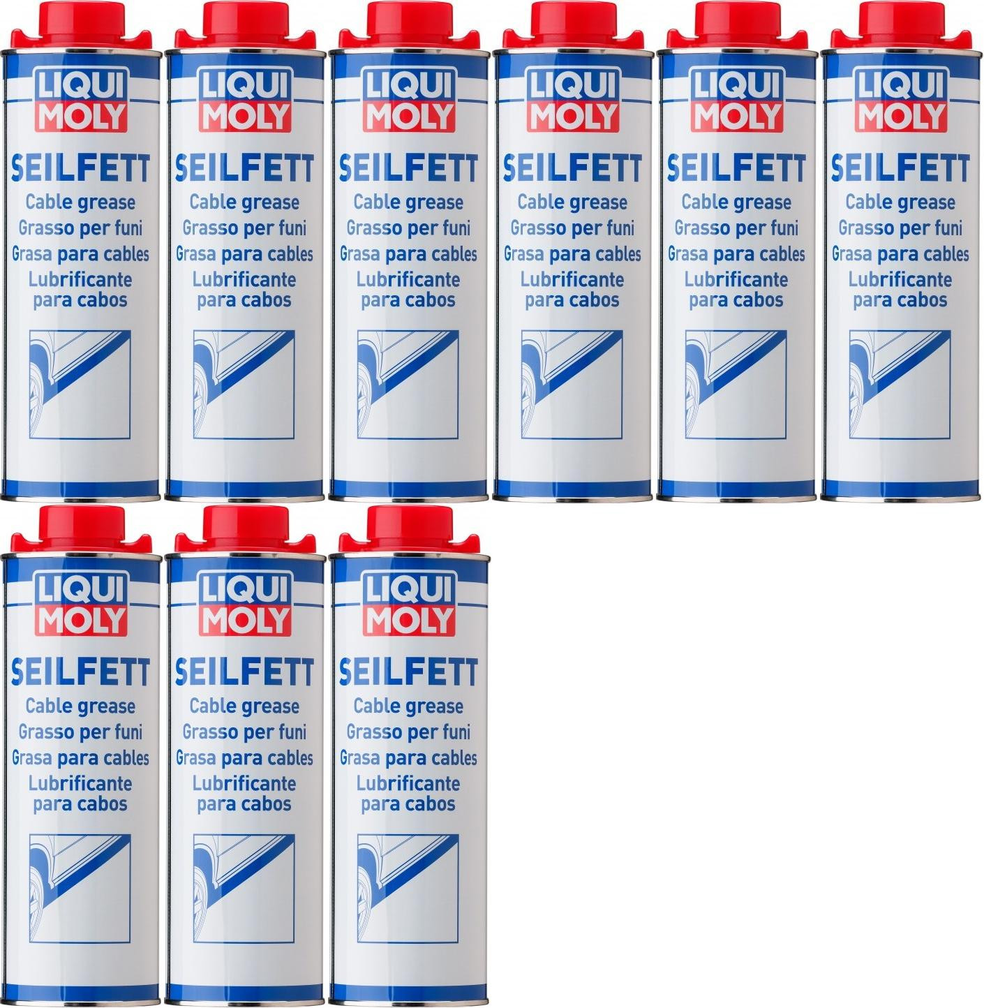 Liqui Moly 6173 Seilfett Saugdose 9x 1l = 9 Liter
