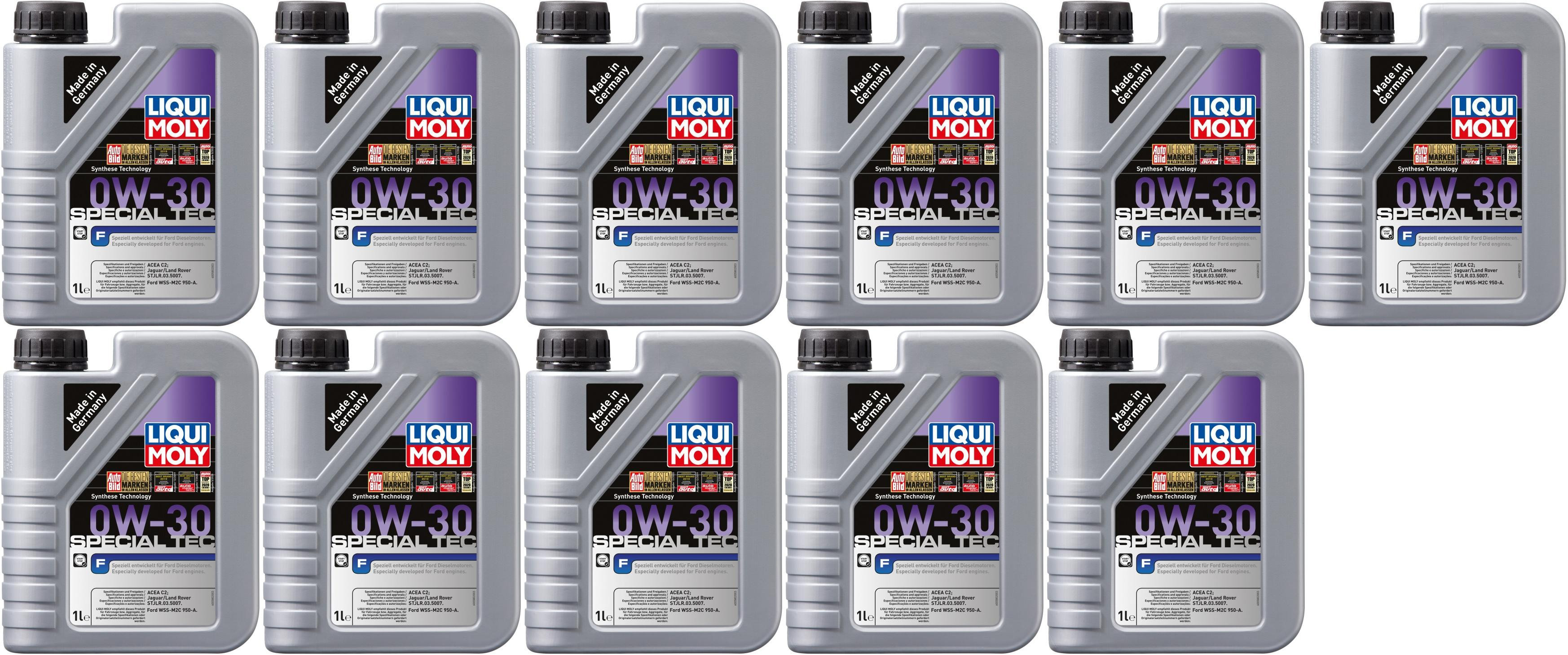 Liqui Moly 20722 Special Tec F 0W-30 Motoröl 11x 1l = 11 Liter