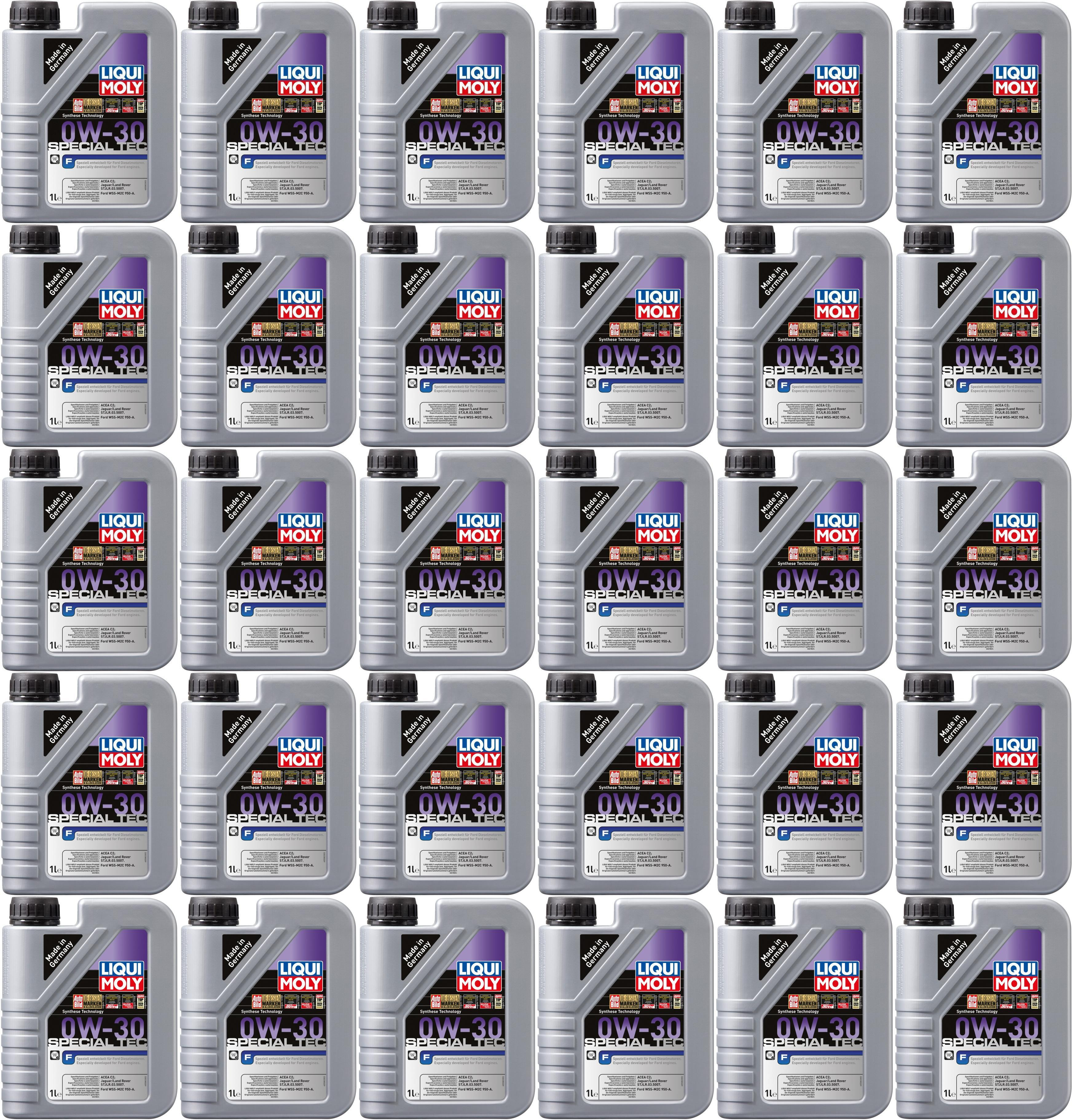Liqui Moly 20722 Special Tec F 0W-30 Motoröl 30x 1l = 30 Liter