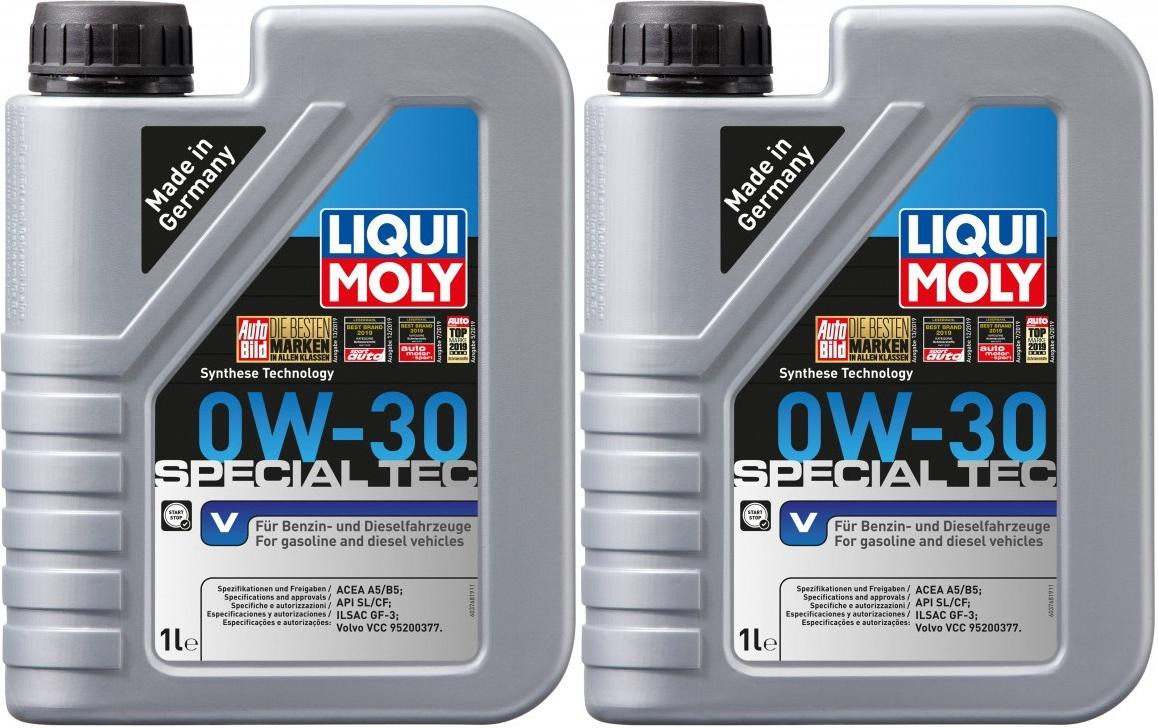 Liqui Moly 3768 Special Tec V 0W-30 Motoröl 2x 1l = 2 Liter