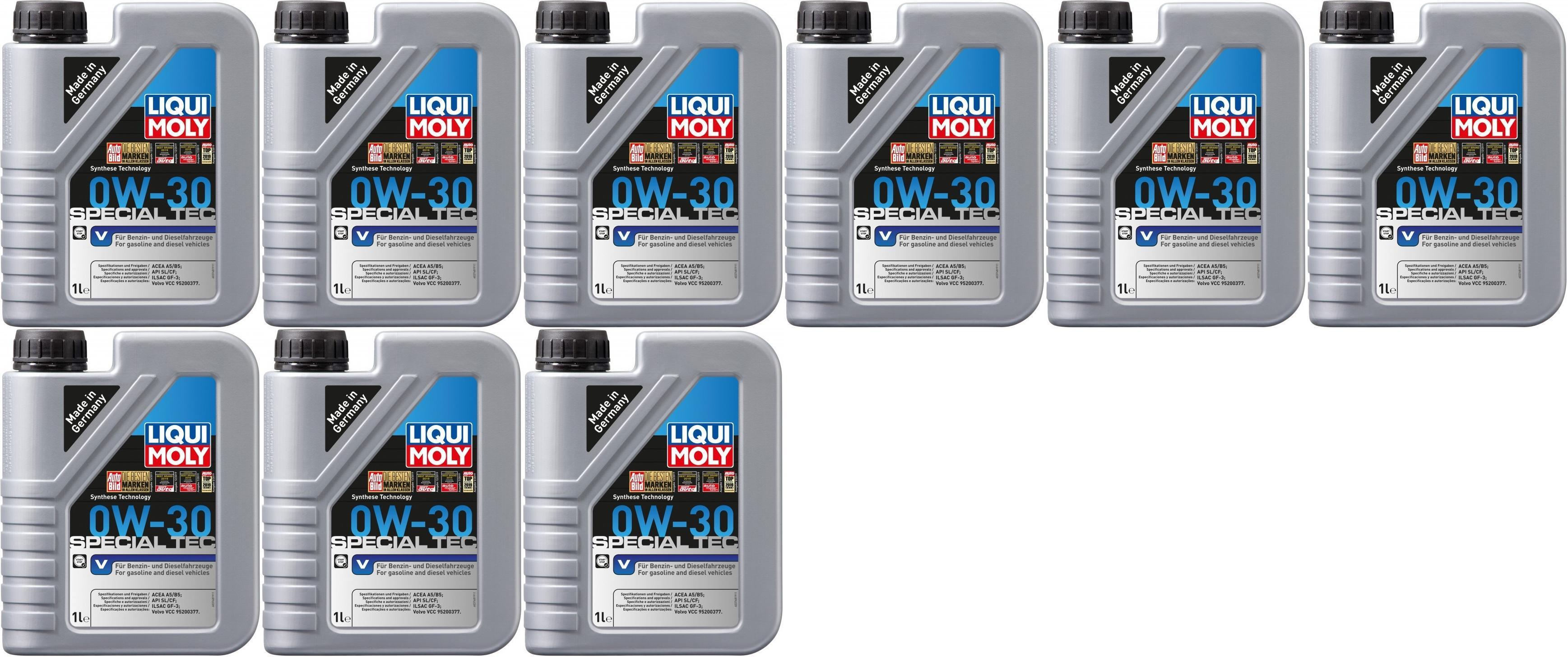 Liqui Moly 3768 Special Tec V 0W-30 Motoröl 9x 1l = 9 Liter