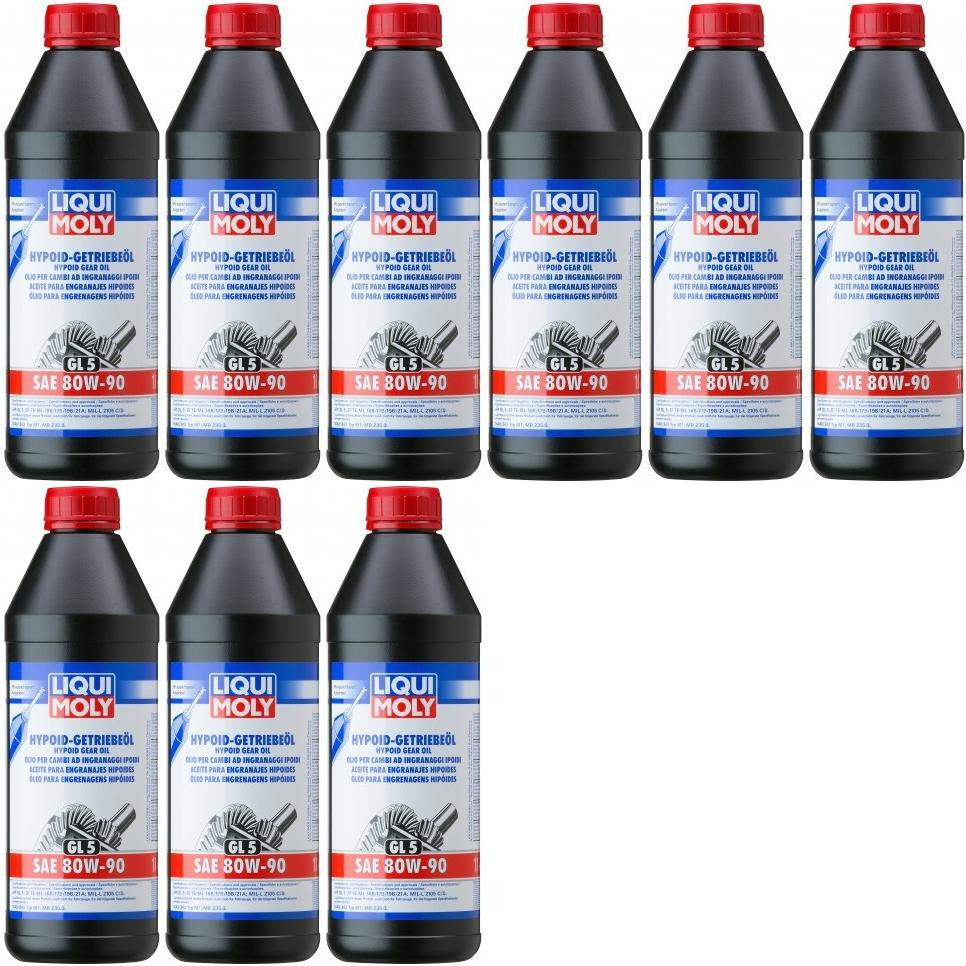 Liqui Moly 4406 Hypoid-Getriebeöl (GL5) SAE 80W-90 Flasche 9x 1l = 9 Liter