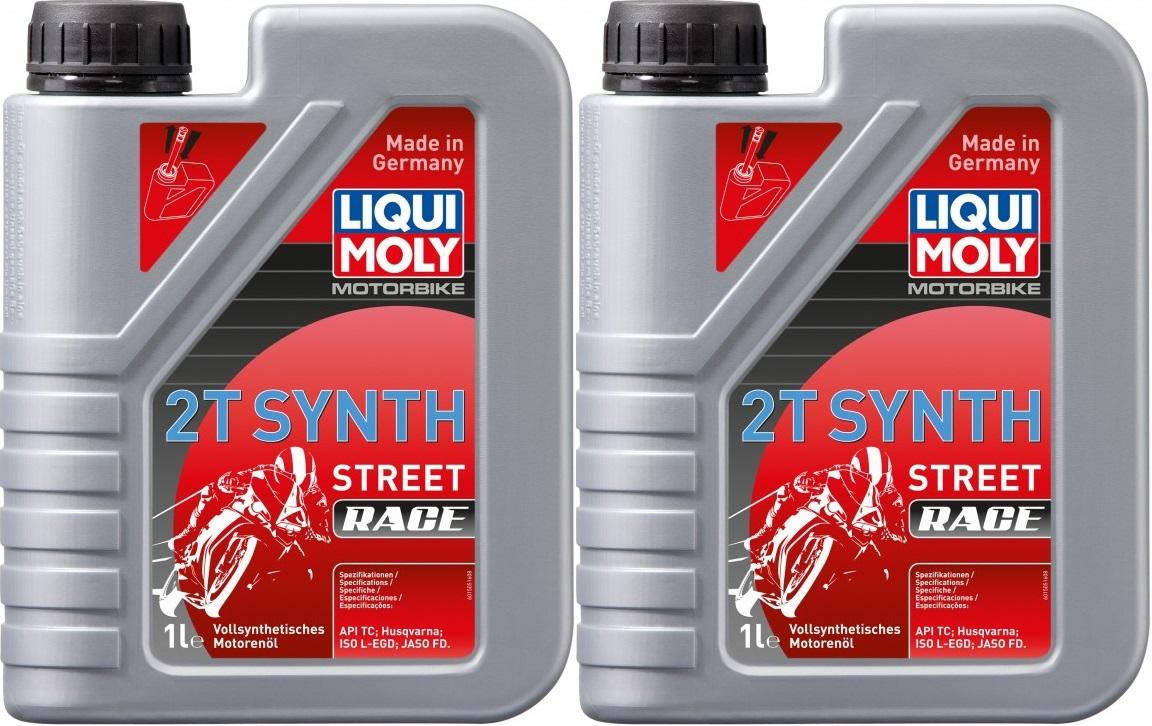 Liqui Moly 1505 Motorbike 2T Synth Street Race Motoröl 2x 1l = 2 Liter