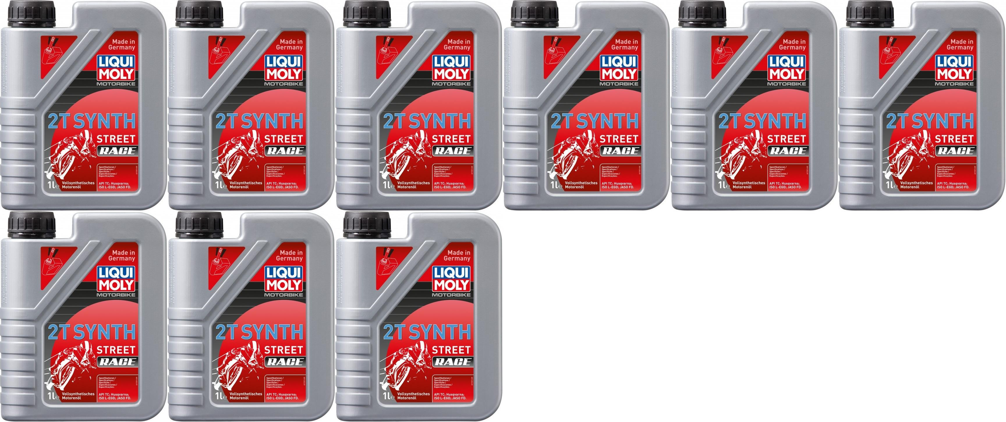 Liqui Moly 1505 Motorbike 2T Synth Street Race Motoröl 9x 1l = 9 Liter